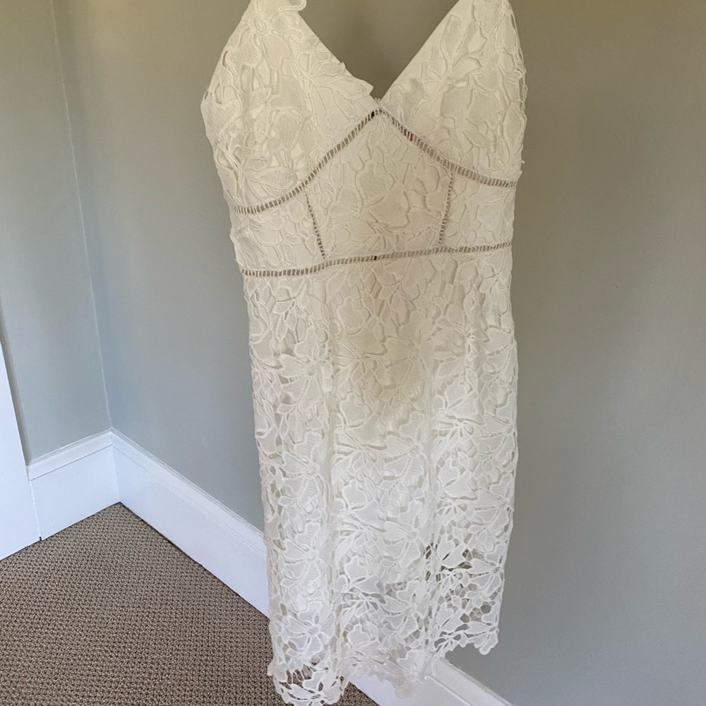 White Bridal Shower/Bachelorette Dress - Picture 2 of 4